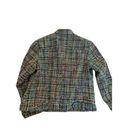 Coldwater Creek  Multicolor Tweed Moto Jacket Zip Front‎ Chic Women's Petite P10 Photo 4