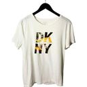 DKNY  T Shirt Graphic Tee Top Donna Karan New York Short Sleeve Cotton Solid Logo Photo 0