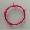 Boutique Neon pink barbed wire gummy bracelet Photo 3