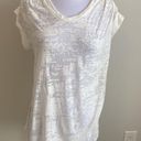 3.1 Phillip Lim  Slant Hem Burnout Muscle Tee Ivory Photo 0