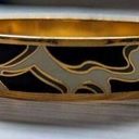 Coach  Animal Geometric Print Gold Plated Bangle Photo 0