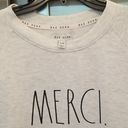 Rae Dunn 💕💕 Raglan Merci Graphic Sweatshirt XL Photo 2