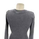 Young Fabulous and Broke  YFB Dax Gray Acid Wash Ribbed Knit Bodycon Dress Size XS Photo 7