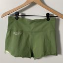 DKNY Sport Green Athletic Athleisure Shorts White Tie Dye Accent Waist Pocket M Photo 0