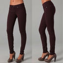 Vince  Calgary ankle zip skinny pants in Claret‎ Photo 1