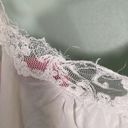 Vintage California Dynasty 100% Cotton Nightgown White Size M Photo 4