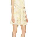 Alexis  Asia Ruffle Halter Medallion Mini Dress Golden Palms Womens Size Medium Photo 3