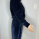 Fabletics  Donna Luxe Velour Track Suit Zip Up Hoodie/Joggers Navy Blue size S/M Photo 2