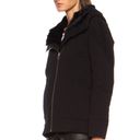 Helmut Lang Magna women’s rabbit fur-trim Tech winter hooded jacket size P Photo 2