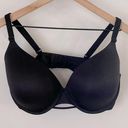 Hanes  Black Bra With Underwire Comfortable Sides Size 2XL Hook In Back Soft Photo 0