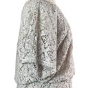 Dress Barn  NEW Blouson Dress Open Stitch Crochet Party Women’s Cream NWT 20W Plus Photo 6