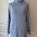 st. john's bay Vintage 90s St. John’s bay blue turtle neck cowl neck long sweater Photo 0