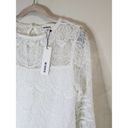 BB Dakota NWT  Smoke And Mirrors Lace White XS Nordstrom Blouse Photo 7