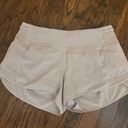 Lululemon Speed Up Shorts 2.5” Light Purple Photo 0