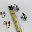 GF Lot Of 2 - Sterling Drama Mask Screw On - Winard 12k 1/20  Clip On Earrings Photo 6