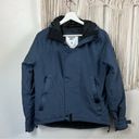 Reebok  Small Winter Parka/Coat Zippered Hooded Blue/Black Photo 0