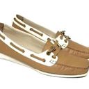 Stuart Weitzman  Catamaran Boat Shoes Loafer Square Toe Lace Up Light Brown 7 Photo 0