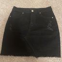 Just Quella Just Quells Black Denim Skirt  Photo 0