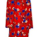 Umgee red floral kimono cardigan swimsuit cover Photo 0