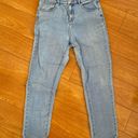 Brandy Melville Light Blue Denim Jeans High Waisted Photo 0