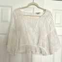 American Eagle Outfitters White Eyelet Top Photo 1