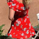 Love, Fire One shoulder ruffle floral dress Photo 2