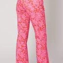 Rolla's  Ivy Mod Floral Bootcut Jeans High Rise SMALL Hippie Barbie Pink NEW Photo 3