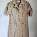 Coach  1941 Dress Cotton Tie Waist Utility Shirt Trench Coat Dress 0 Photo 2