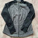 FootJoy  Women’s Jacket Heather Gray Black Full Zip Stretch Active Golf Sz L Photo 0