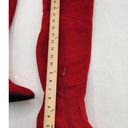 Dream Paris DREAM PAIRS Womens Over the knee Stretch Block Heel Long Boots Sexy Red Size 8 Photo 3