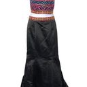 Madison James  Colorful Embroidered 2 Piece Gown Size 12 Photo 0