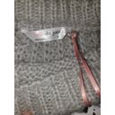 belle du jour Nwt  Size Medium Women's Grey Cable Knit Chunky Sweater Photo 4