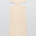 ZARA nwt ribbed knit cut out midi dress Photo 6