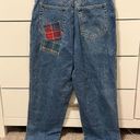 Liz Claiborne Lizwear Vintage Patchwork Straight Leg Jeans Photo 2