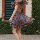 Zimmermann NWT. $850 Zimmerman Cape Ruffle Floral Dress AU 0 / US 4 Photo 5