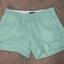 Dear John  green and white high rise stripe shorts 32 Photo 2