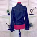 DKNY Y2K vintage  dark blue denim jeans jacket sz M Photo 2