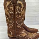 Shyanne  Women’s Western Floral Embroidered Leather Cowgirl Boots Size 7 Photo 1