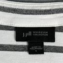 J.Jill  Wearever Layering Tank Top Size Small Shirt Black White Stripes Flowy Photo 5