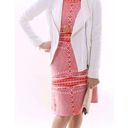 Vince  Cream TEXTURED ZIPPER FRISE asymmetrical JACKET $425  sz XXS Photo 3