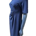 Shelby & Palmer  Navy Blue Dress Size 8 Ruched Sides New! Photo 5