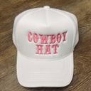 Cowboy Hat Trucker Hat White Photo 0