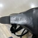 Ralph Lauren | Black Sling Back Wedges With Ankle Strap Size 8.5 Photo 6