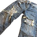 Sneak Peak  high waisted distressed crop jeans Photo 3