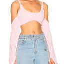 Helmut Lang  Shayne Oliver Pink Crop Top Bra Top Photo 0