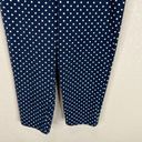 Ralph Lauren  Capri Legging Sz Small Navy/White Polka Dot High Rise Crop Photo 3