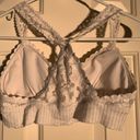 Aerie  Racerback White Lace Bralette Photo 5