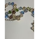 Monet  Signed Glass Beaded Hand Knotted Earthy Tone Necklace Photo 5