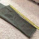 J.Jill  Denim Straight Leg Boyfriend Jeans Olive Military Green Size 16 Photo 8