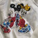 Disney  MICKEY & MINNIE mouse NASCO Satin Bomber Jacket L Photo 4